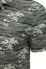 Xact Men's Cuban Collar Hawaiian Shirt - Short Sleeved-2