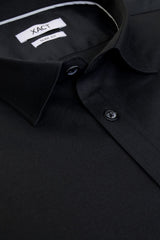Xact Mens Short Sleeved Poplin Stretch Shirt - Slim Fit-4