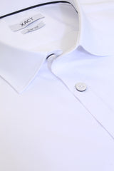 Xact Mens Short Sleeved Poplin Stretch Shirt - Slim Fit-4