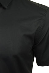 Xact Mens Short Sleeved Poplin Stretch Shirt - Slim Fit-2