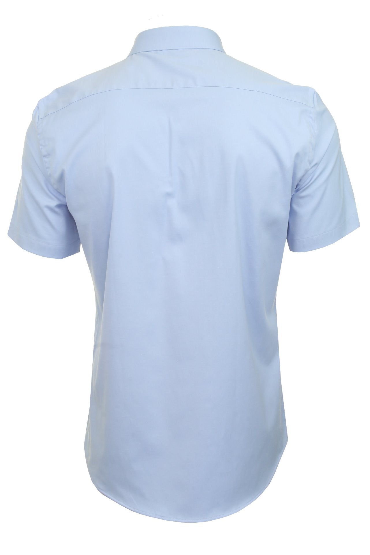 Xact Mens Short Sleeved Poplin Stretch Shirt - Slim Fit-3