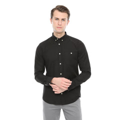 Xact Men's Oxford Long Sleeved Shirt, Button-Down Collar, Cotton Rich, Regular Fit-2