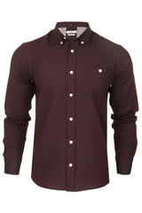 Xact Men's Oxford Long Sleeved Shirt, Button-Down Collar, Cotton Rich, Regular Fit-Main Image
