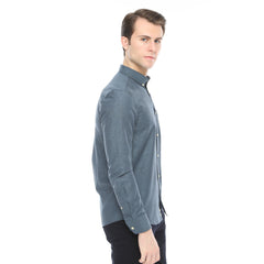 Xact Men's Oxford Long Sleeved Shirt, Button-Down Collar, Cotton Rich, Regular Fit-3