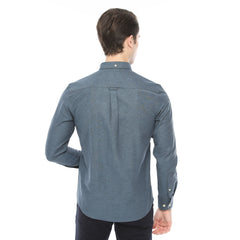 Xact Men's Oxford Long Sleeved Shirt, Button-Down Collar, Cotton Rich, Regular Fit