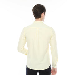 Xact Men's Oxford Long Sleeved Shirt, Button-Down Collar, Cotton Rich, Regular Fit