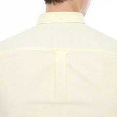 Xact Men's Oxford Long Sleeved Shirt, Button-Down Collar, Cotton Rich, Regular Fit