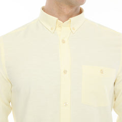 Xact Men's Oxford Long Sleeved Shirt, Button-Down Collar, Cotton Rich, Regular Fit