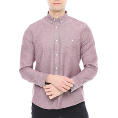 Xact Men's Oxford Long Sleeved Shirt, Button-Down Collar, Cotton Rich, Regular Fit-Main Image