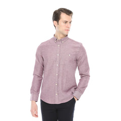 Xact Men's Oxford Long Sleeved Shirt, Button-Down Collar, Cotton Rich, Regular Fit-2