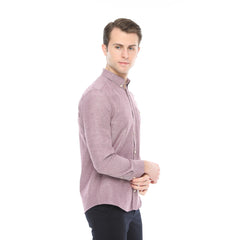 Xact Men's Oxford Long Sleeved Shirt, Button-Down Collar, Cotton Rich, Regular Fit-3
