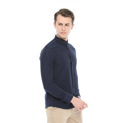 Xact Men's Oxford Long Sleeved Shirt, Button-Down Collar, Cotton Rich, Regular Fit-4