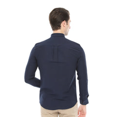 Xact Men's Oxford Long Sleeved Shirt, Button-Down Collar, Cotton Rich, Regular Fit