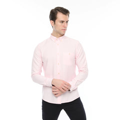 Xact Men's Oxford Long Sleeved Shirt, Button-Down Collar, Cotton Rich, Regular Fit-2