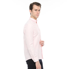 Xact Men's Oxford Long Sleeved Shirt, Button-Down Collar, Cotton Rich, Regular Fit-3