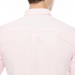 Xact Men's Oxford Long Sleeved Shirt, Button-Down Collar, Cotton Rich, Regular Fit