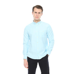 Xact Men's Oxford Long Sleeved Shirt, Button-Down Collar, Cotton Rich, Regular Fit-2