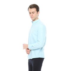 Xact Men's Oxford Long Sleeved Shirt, Button-Down Collar, Cotton Rich, Regular Fit-3