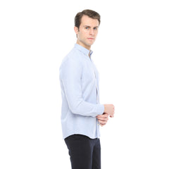 Xact Men's Oxford Long Sleeved Shirt, Button-Down Collar, Cotton Rich, Regular Fit-2