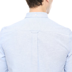Xact Men's Oxford Long Sleeved Shirt, Button-Down Collar, Cotton Rich, Regular Fit