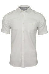 Xact Mens Linen Shirt - Short Sleeved-Main Image