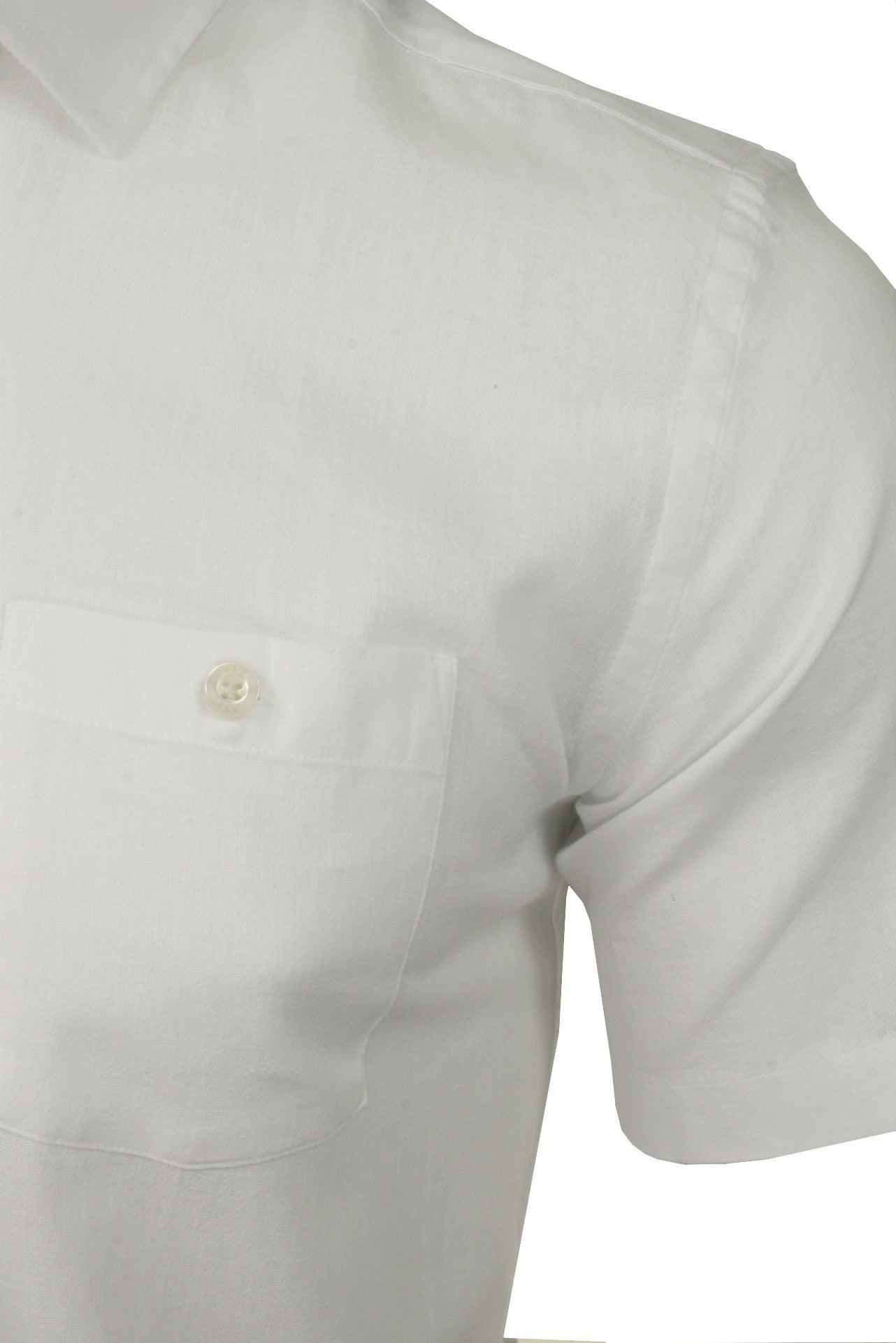 Xact Mens Linen Shirt - Short Sleeved-2