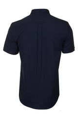 Xact Mens Button Down Oxford Shirt - Short Sleeved-3
