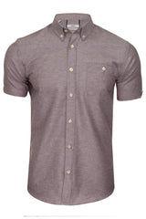 Xact Men's Oxford Short Sleeved Shirt, Button-Down Collar, Cotton Rich, Regular Fit-Main Image