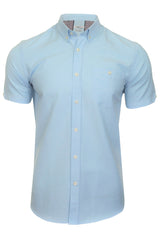 Xact Men's Oxford Short Sleeved Shirt, Button-Down Collar, Cotton Rich, Regular Fit-Main Image