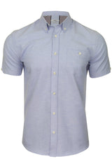 Xact Men's Oxford Short Sleeved Shirt, Button-Down Collar, Cotton Rich, Regular Fit-Main Image