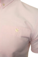 Xact Mens Button Down Oxford Shirt - Short Sleeved-2