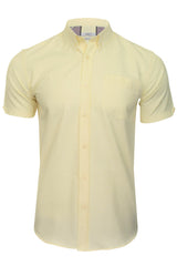 Xact Men's Oxford Short Sleeved Shirt, Button-Down Collar, Cotton Rich, Regular Fit-Main Image