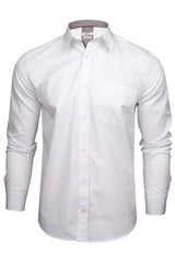 Xact Men's Long Sleeved Plain Poplin Shirt - Regular Fit-Main Image