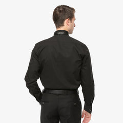 Xact Men's Formal Tuxedo/ Dress Shirt with Double Cuff and Cuff Links