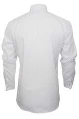 Xact Men's Formal Tuxedo/Dress Shirt with Double Cuff and Cuff Links-4