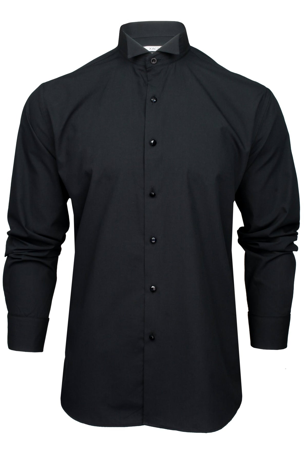 Xact Men's Formal Tuxedo/Dress Shirt with Double Cuff and Cuff Links-2