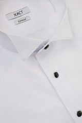 Xact Men's Formal Tuxedo/Dress Shirt with Double Cuff and Cuff Links-3