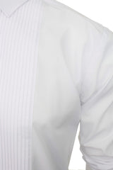 Xact Men's Formal Tuxedo/Dress Shirt with Double Cuff and Cuff Links-3