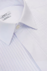Xact Men's Formal Tuxedo/ Dress Shirt with Double Cuff and Cuff Links
