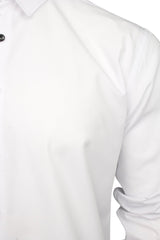 Xact Men's Formal Tuxedo/Dress Shirt with Double Cuff and Cuff Links-3