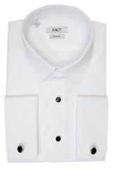 Xact Men's Formal Tuxedo/Dress Shirt with Double Cuff and Cuff Links-Main Image