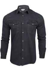 Xact Mens 6.6 oz Denim Shirt - Long Sleeved-2