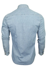 Xact Mens 6.6 oz Denim Shirt - Long Sleeved-3