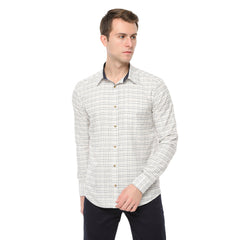 Xact Mens Tattersall Check Shirt - Long Sleeved-Main Image