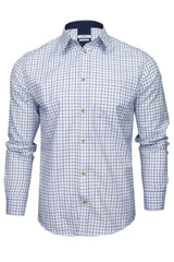 Xact Men's Tattersall Check Shirt, Long Sleeved, Regular Fit-Main Image