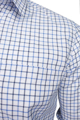 Xact Men's Tattersall Check Shirt, Long Sleeved, Regular Fit-2