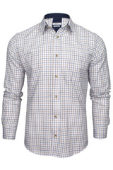 Xact Men's Tattersall Check Shirt, Long Sleeved, Regular Fit-Main Image