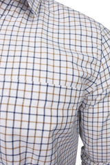 Xact Men's Tattersall Check Shirt, Long Sleeved, Regular Fit-2