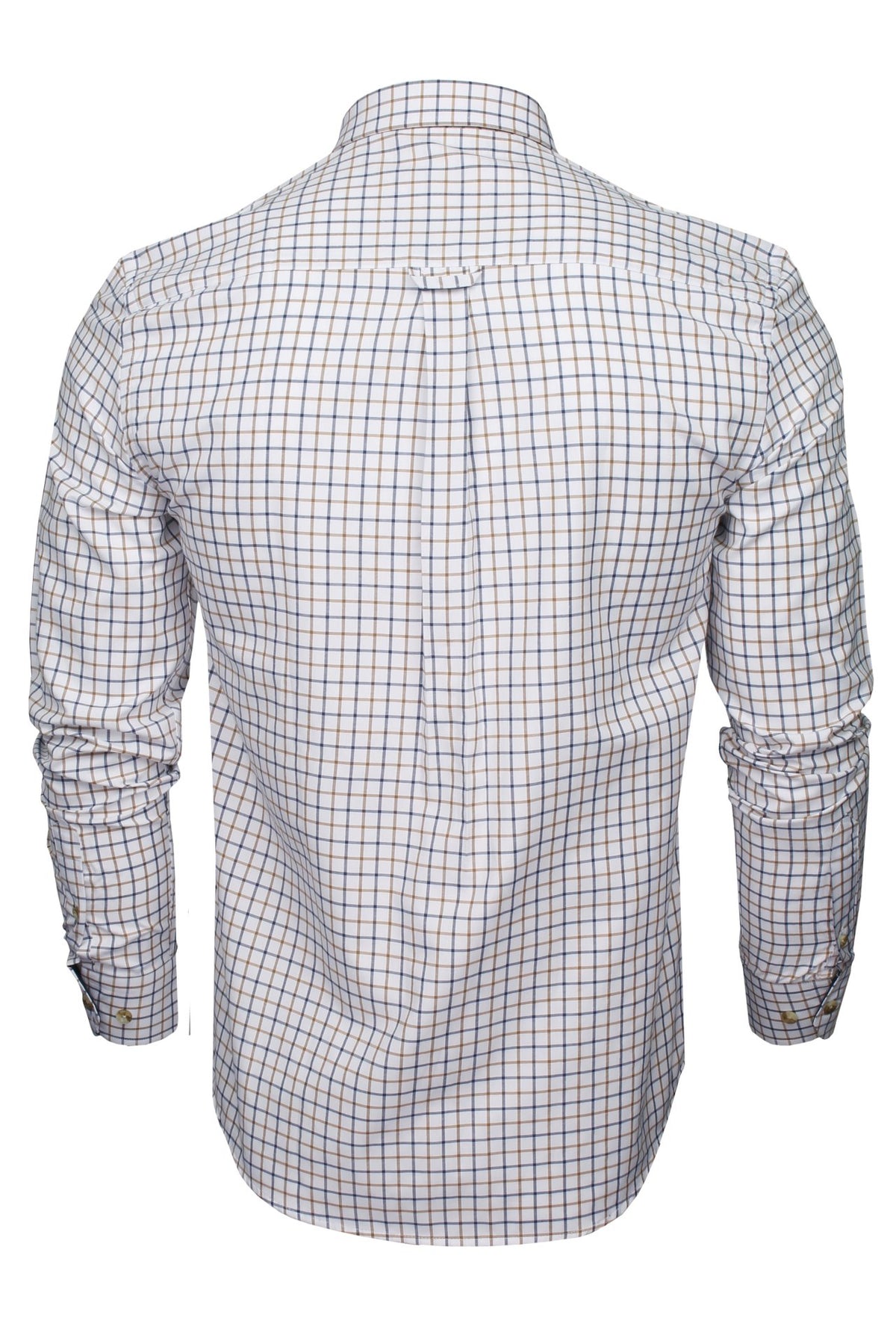 Xact Men's Tattersall Check Shirt, Long Sleeved, Regular Fit-3
