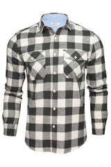 Xact Mens Soft Flannel Buffalo Check Shirt, Long Sleeved, Regular Fit-Main Image